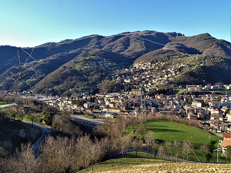 MONTE ZUCCO (1232 m) ad anello da casa-Zogno (300 m) con festa di fiori (17mar21)  - FOTOGALLERY